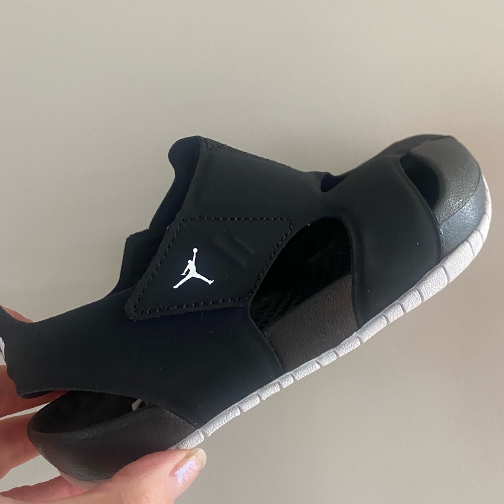 Jordan 1 Black Sandal SZ 13 - Picture 5 of 5